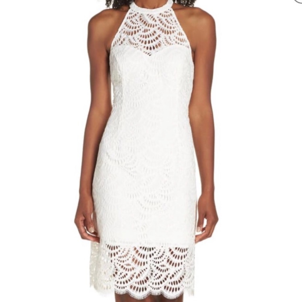 Lilly Pulitzer Kenna Halter Lace Dress Size 2